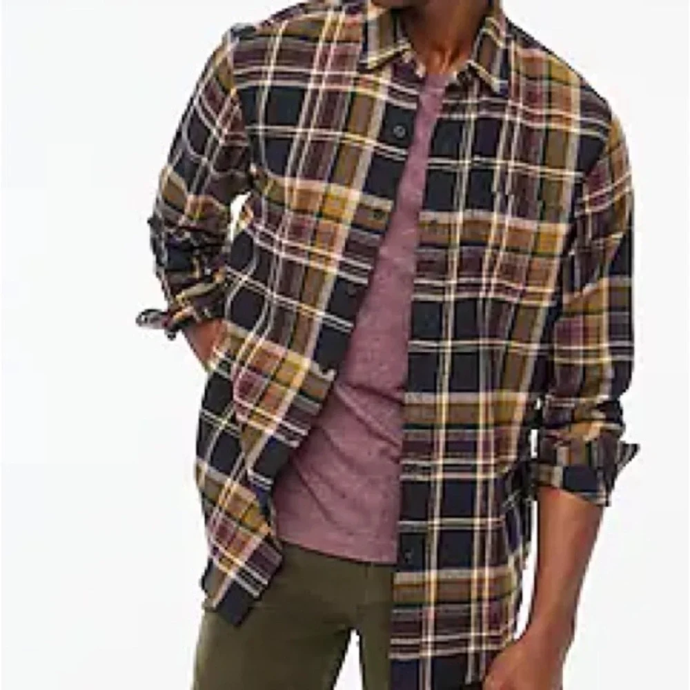 J. Crew Casual Flannel Button Down Shirt - Picture 5 of 5